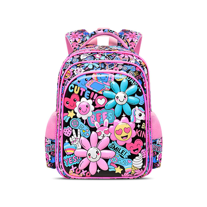 Wholesale Lightweight Cartoon Kids School Bags Large-Capacity Student Backpack Girls Boys  Waterproof Oxford Material