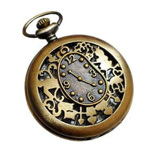 ntique Style Bronze Pendant Watch with Asymmetrical Dial and Ornate Openwork Case Design For Men available At  prices