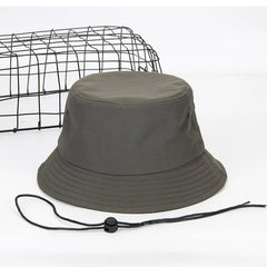 Popular Models Quick-drying Fisherman Hat for Men and Women Anti-Splashing Brim Hat With Windproof Rope