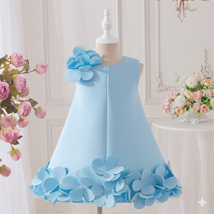 Hot Sale Flower Girls' Dress for Kids Girl Birthday Party Dress 6 Years Old