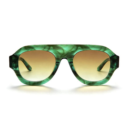 MCROONS Classic Square Acetate Unisex Sunglasses with CR39 Lens