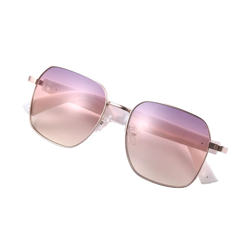 Oversized audio sunglasses front
