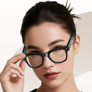 MCROONS 4K camera smart sunglasses black