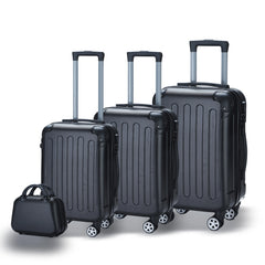 High Quality Durable ABS Travel Trolley Bags Suitcase Rolling Hard Shell Luggage Sets