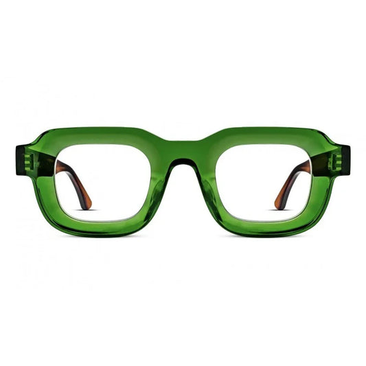MCROONS Vintage Square Acetate Glasses — Full Rim, Unisex