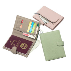 Leather Passport Holder Travel Wallet Genuine Leather Passport Holders Rfid Protector for Passport Holder Wallets