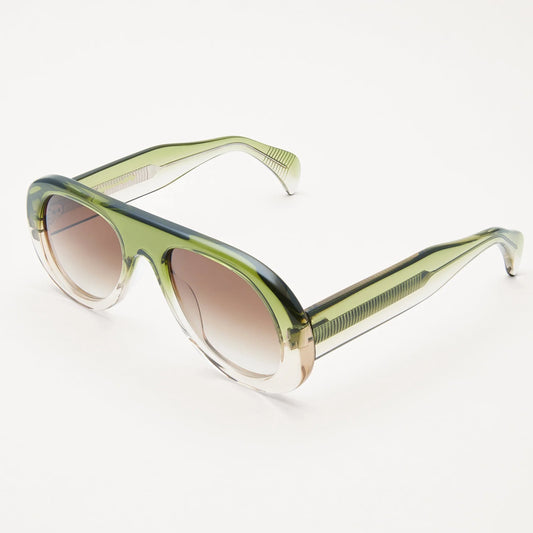 MCROONS Unisex Oversized Square Two-Tone Sunglasses — UV400 TAC Lens