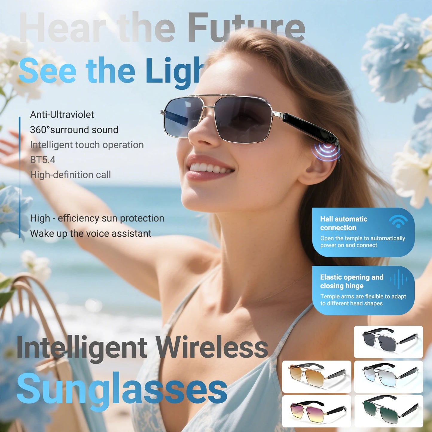 Pilot audio sunglasses features