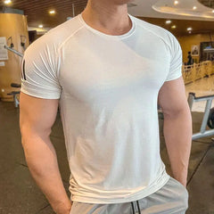 Personalised Tshirt Men Tshirt Sports T Shirt Gym Custom Spandex / Polyester Compressed T-shirts Men Gym Tshirts Sports Clothes