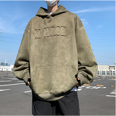 Heavy Weight Autumn Winter Steel Stamp Custom Imprinted logo Hoodies