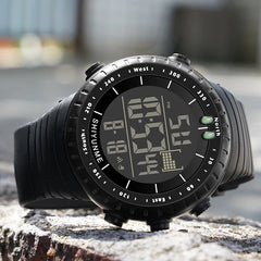 1909B New Fashion Digital Watches 2024 Sport Men Wristwatches Silicone Strap 5 Atm Waterproof Leisure Watches Relojes