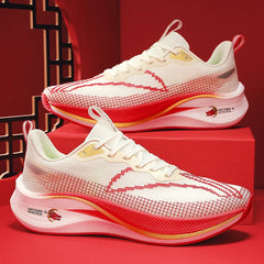 Limited Edition Luxury Men's Lace-up Sporty Casual Running Shoes Breathable Mesh Upper EVA Outsole All Seasons