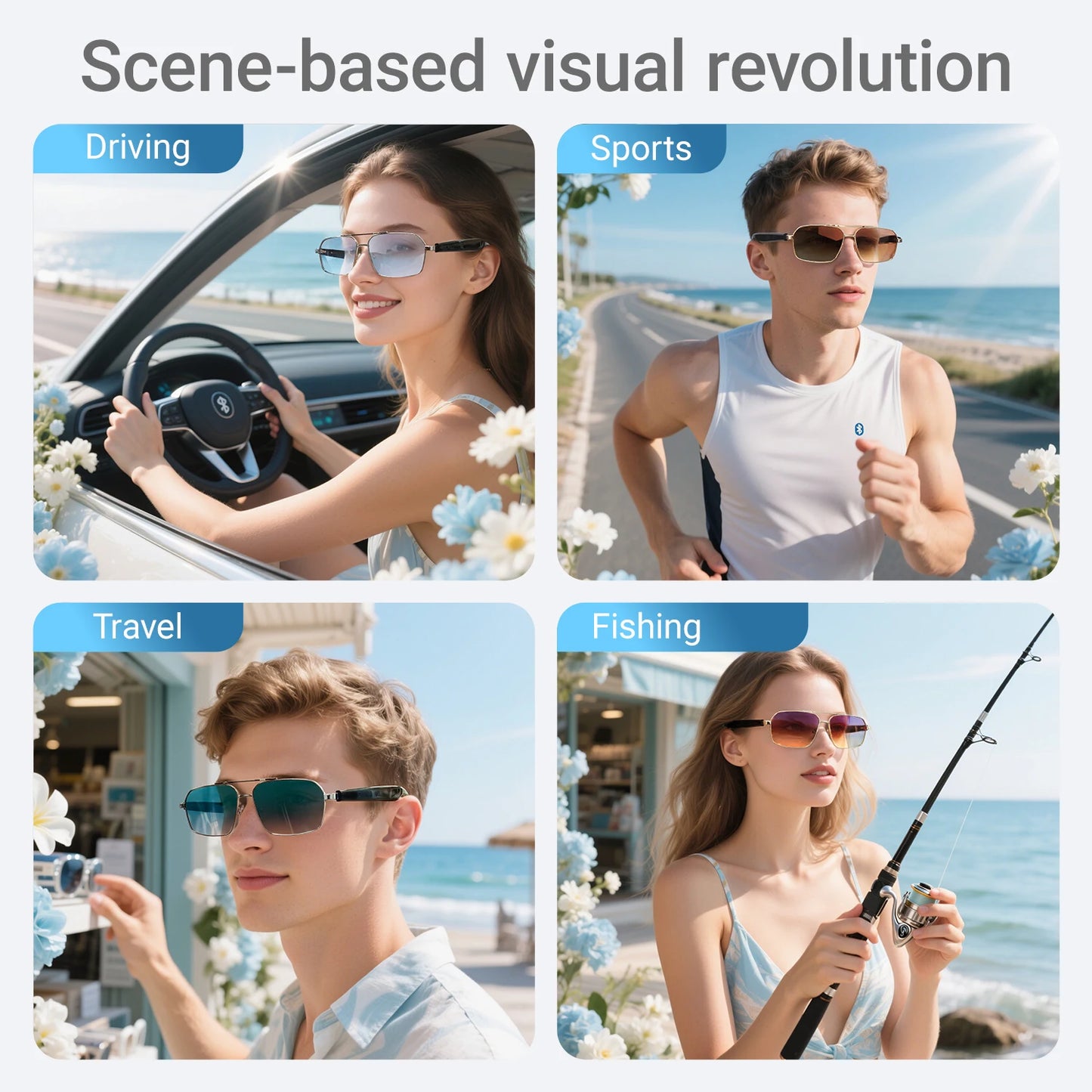 Pilot audio sunglasses lifestyle