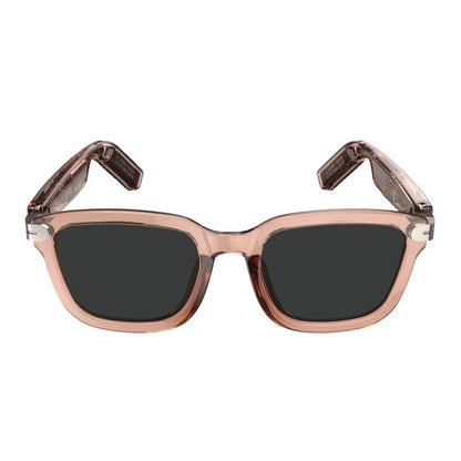 Cat-eye audio sunglasses side view