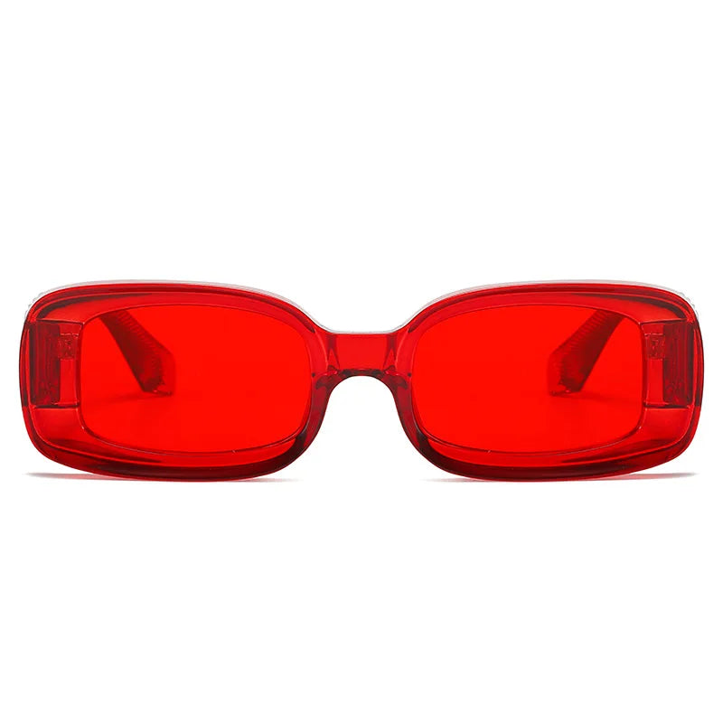 MCROONS Candy Rectangle Sunglasses — UV400, Women