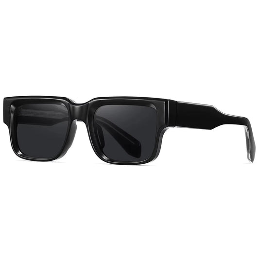 MCROONS Square Polarised Sport Sunglasses - Black