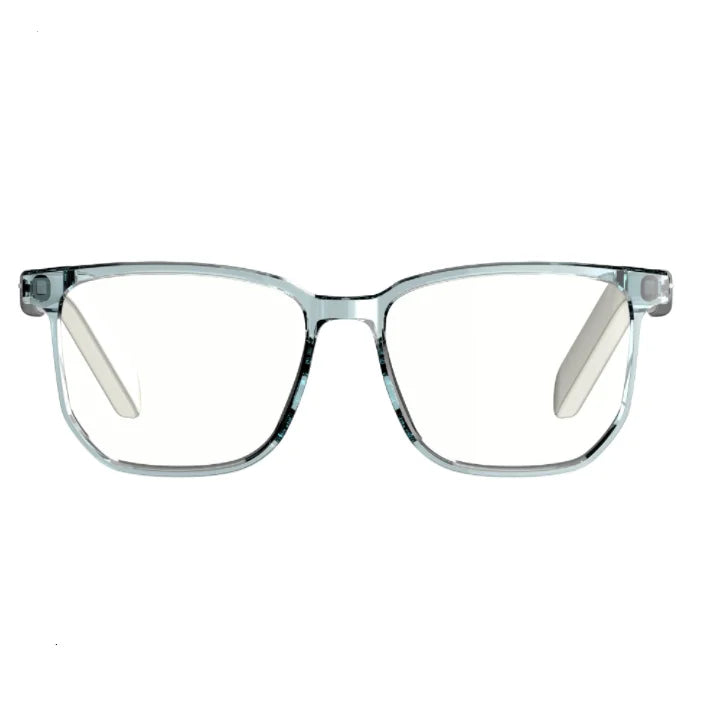 MCROONS ultralight clear smart audio glasses