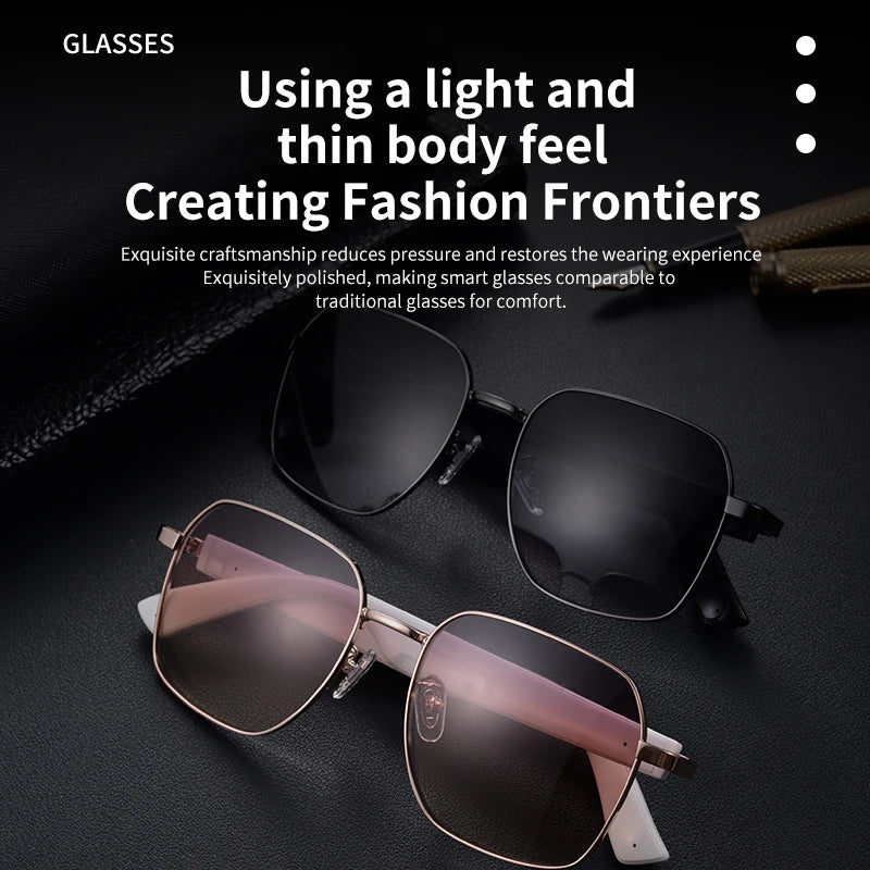 Audio sunglasses lightweight design
