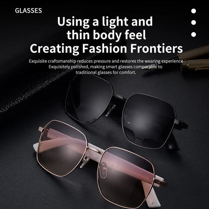Audio sunglasses lightweight design