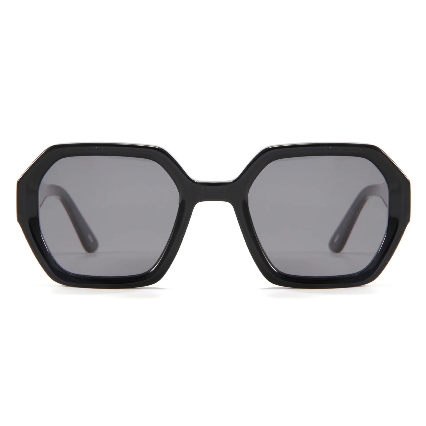 MCROONS Handmade Retro Square Acetate Sunglasses, UV400 TAC Lens, Unisex