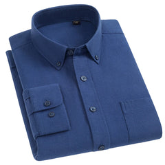 Men's 100% Cotton Casual Dress Style Shirts Anti-Wrinkle and Breathable Spring Yarn Dyed Custom ODM Dress Shirts for Men