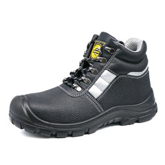MAXITOUGH Custom Logo Black Waterproof Steel Toe Logistics Transportation PU/PU Outsole Sports Safety Protective Shoes for Men