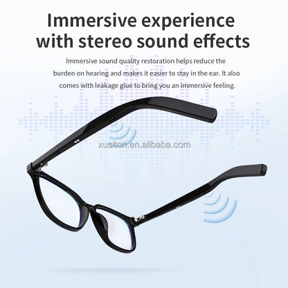 Smart audio glasses speaker detail