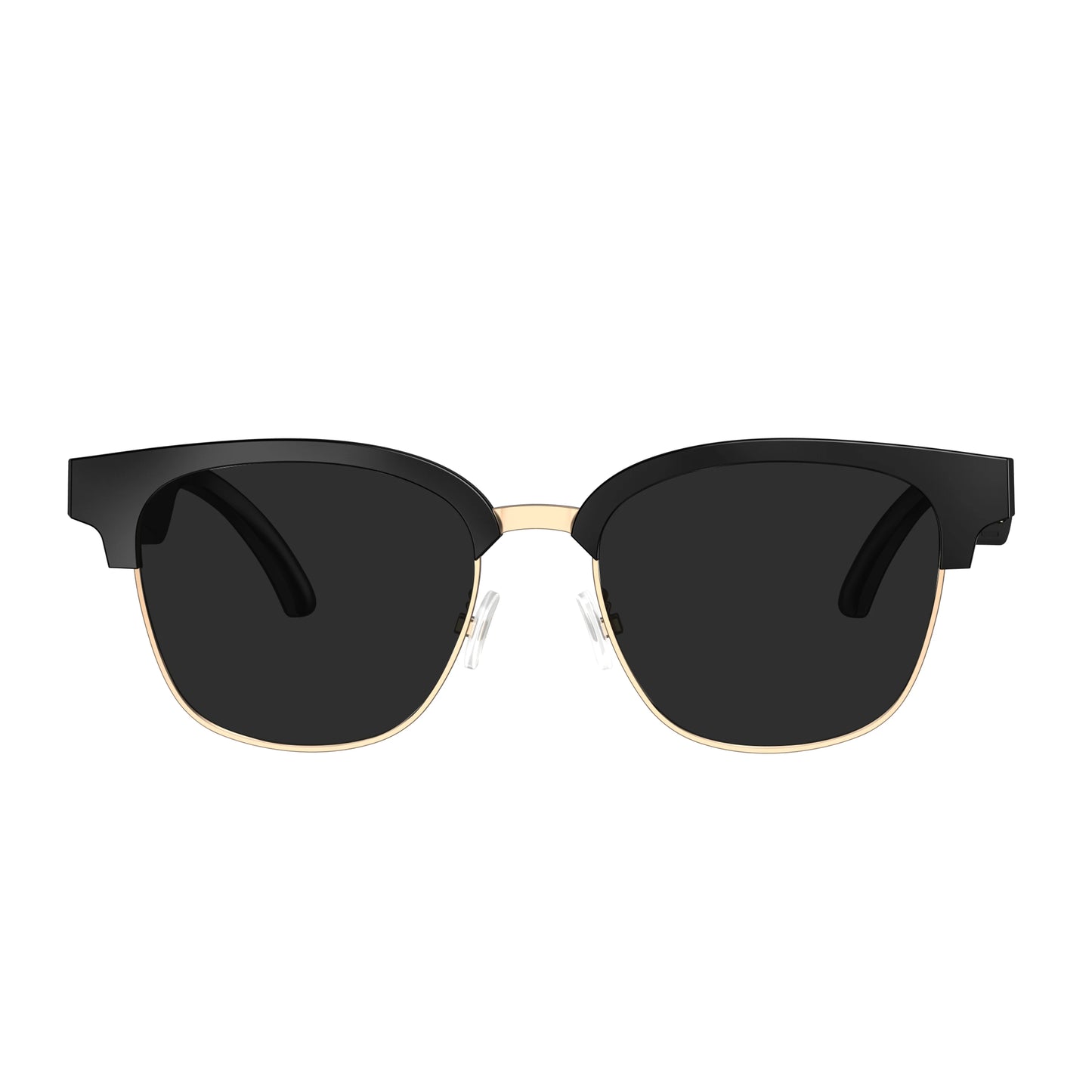 Gold frame black lenses
