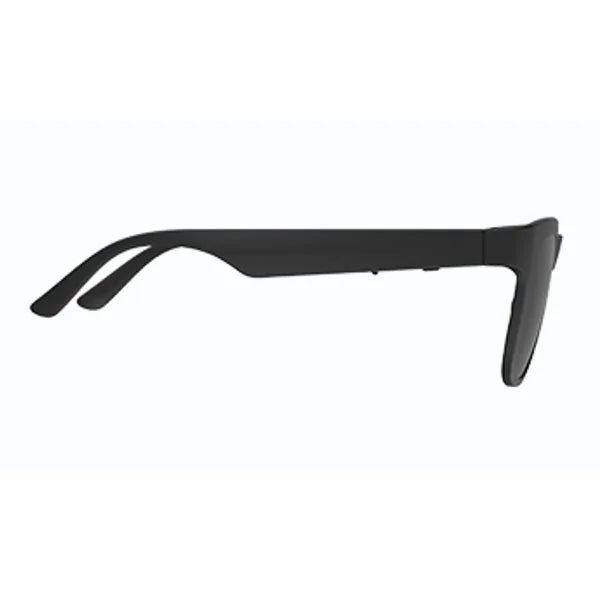 Audio sunglasses worn