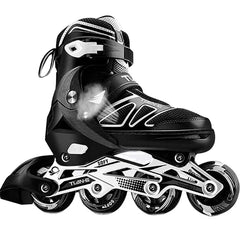 Adjustable Skate Shoes Factory Price Four Wheels Inline Roller Skates for Adults with Flashing Feature