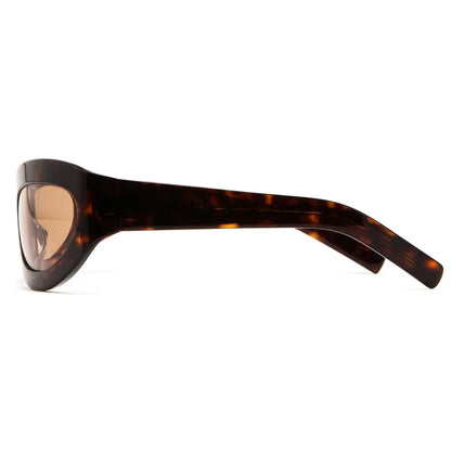 MCROONS Retro Rectangle Acetate Sunglasses — UV400 TAC Lens, Unisex