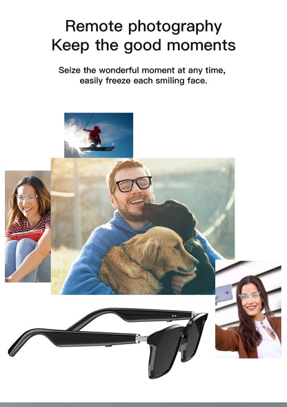 Audio glasses remote photography
