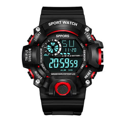 Military Digital Watch for Men Outdoor Men's Sports Watches Clock Waterproof Luminous Chronograph Student Electronic Wristwatch