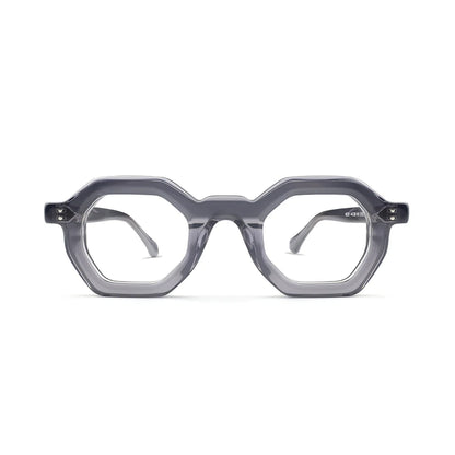 MCROONS Business Square Acetate Glasses — Full Rim, Men