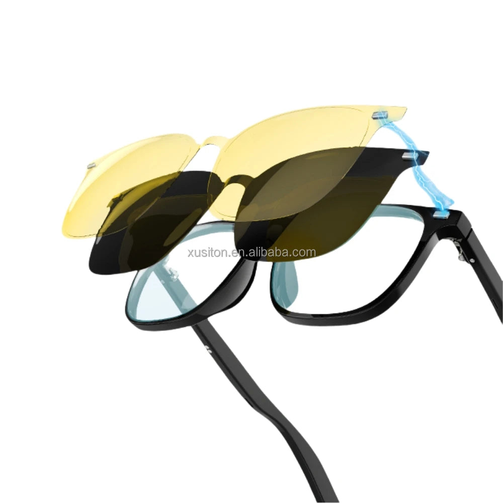 Smart audio glasses worn driving