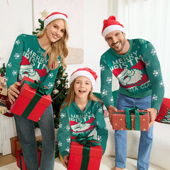 Anti-Pilling Winter Pullover Christmas Sweater Jacquard Knit  for Mommy Me Holiday Party