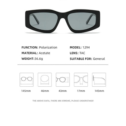 MCROONS Round Geometric Acetate Glasses detail