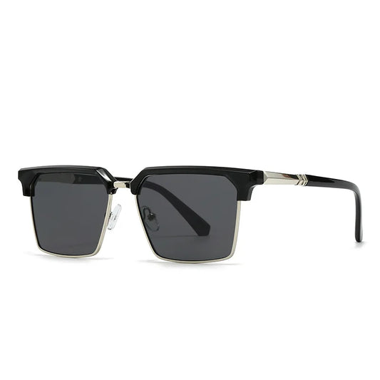 MCROONS Celebrity Square sunglasses - black, side angle